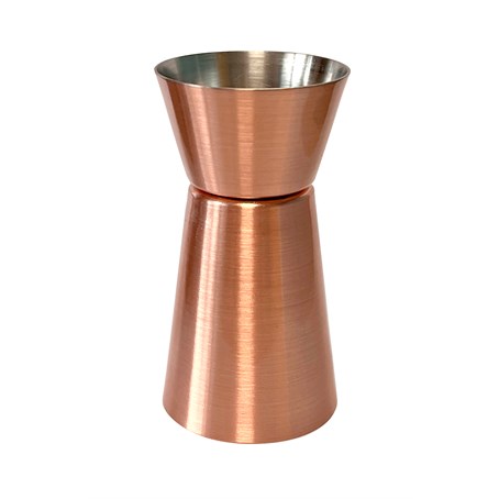 Professional 25/50NGS Stainless Steel Jigger Copper Plated- Matt